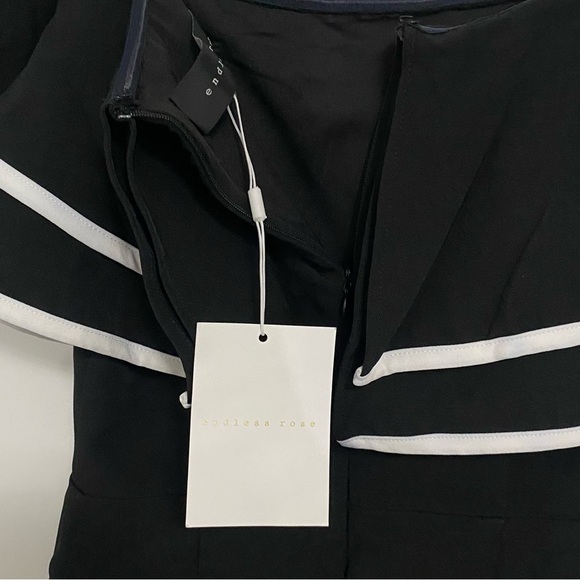 Anthropologie Endless Rose Off-The-Shoulder Ruffle Mini Dress - Picture 5 of 5